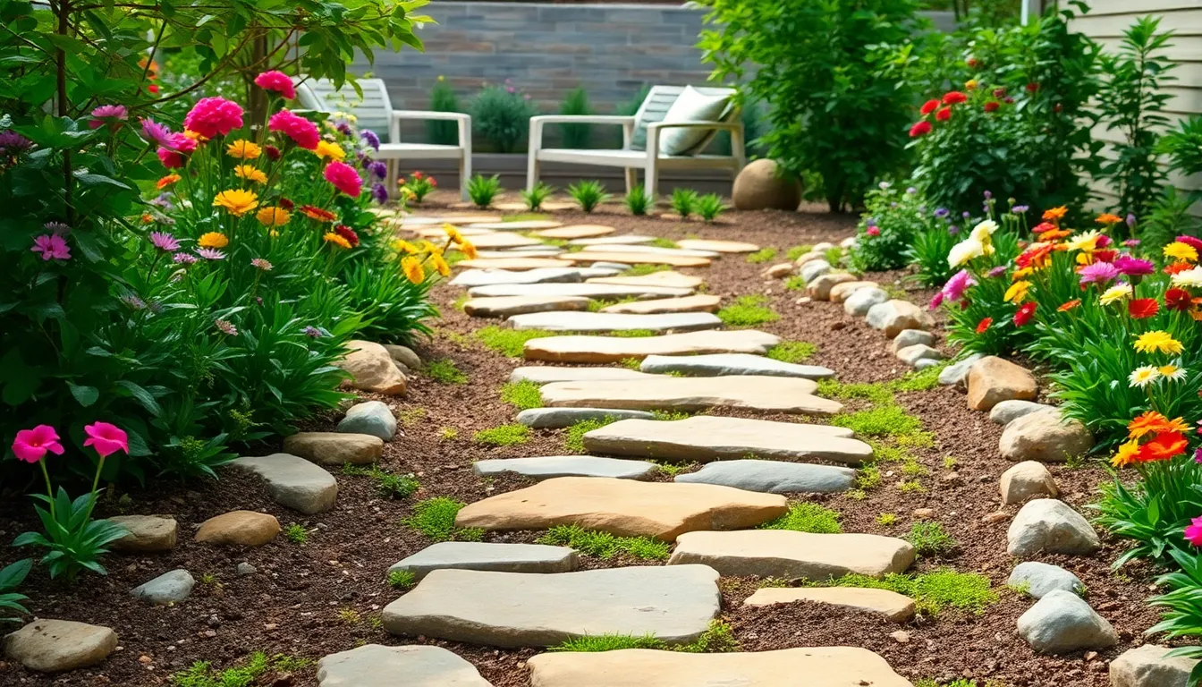 landscaping stepping stones